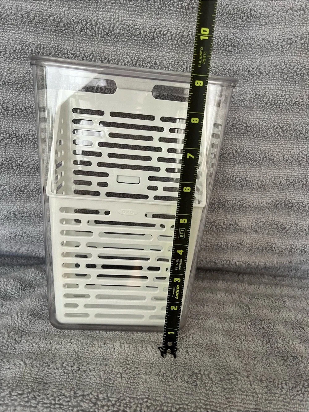 OXO White and Clear Herb Keeper for Refrigerator